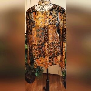 Van Heusen Women's XL Multicolor Blazer Jacket